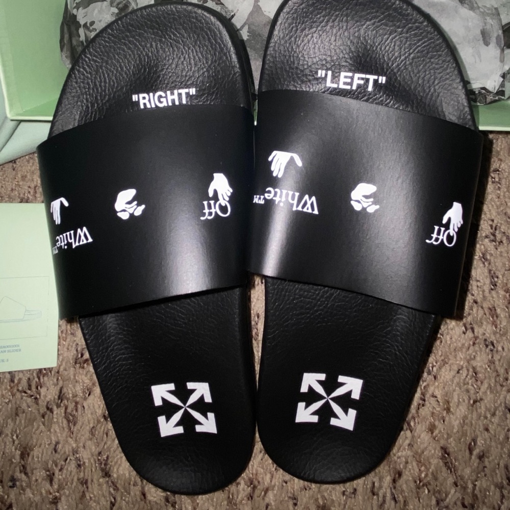 100% AUTHENTIC OFF WHITE SLIDES